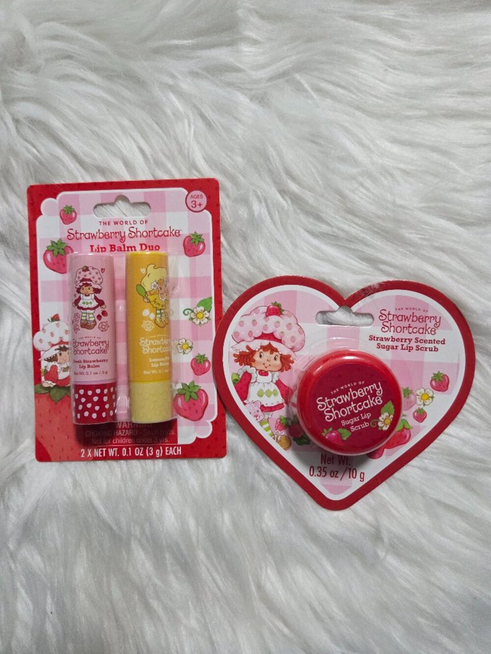 Strawberry Shortcake Lip Balm/Scrub Set